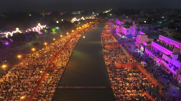 Indian shop light festival